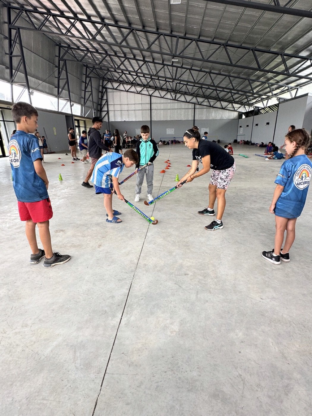 Hockey en el SUM en el SUM de la colonia